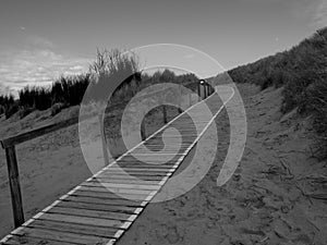 The german island of langeoog in the north sea