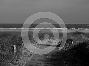 The german island of langeoog in the north sea