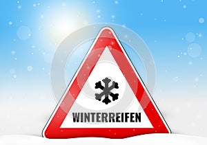 German Language Winterreifen for winter tires