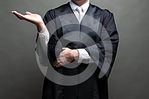 German lawyer with a robe