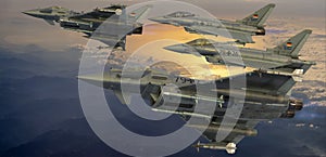 German Luftwaffe`s Eurofighter Typhoon