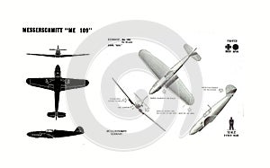 German Messerschmidt ME 109