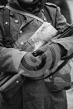 German Military Ammunition Of A German Wehrmacht Soldier At Worl