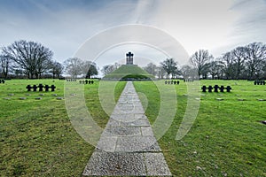 German Military Cemetery at La Cambe, Normandy, France.