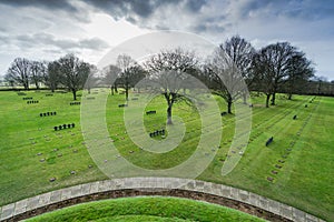 German Military Cemetery at La Cambe, Normandy, France.