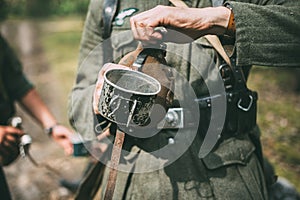 German military decoration on the uniform of a German soldier