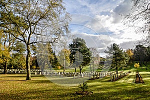 German Military War Cemetery in Staffordshire, England