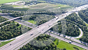 German motorways seen from above