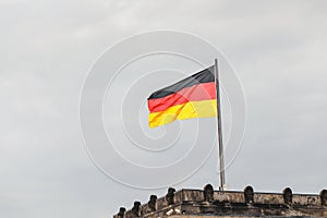 German national flag at the Government building in Berlin