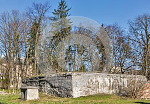 German Nazi bomb shelter in the Rovno, Ukraine