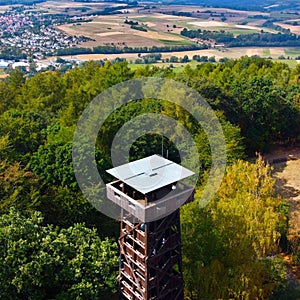 German Observation Tower from the Sky photo