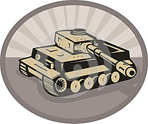 German panzer battle tank