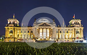 German parliament building Bundestag in Berlin, Germany