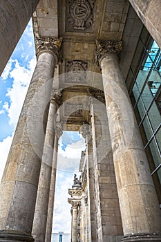 German parliament (Reichstag) building in Berlin