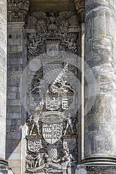 German parliament (Reichstag) building in Berlin