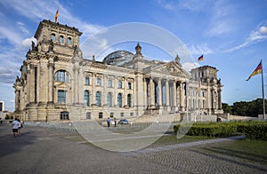 German parliament (Reichstag) building in Berlin