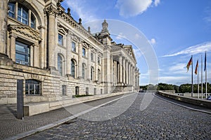 German parliament (Reichstag) building in Berlin