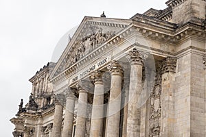 German parliament, Reichstag building in Berlin, Germany