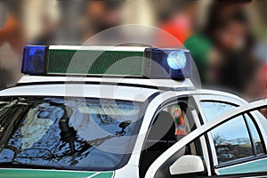 German police car photo