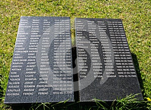 German prisoners of war cemetery in the city