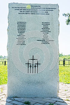 German prisoners of war cemetery in the city