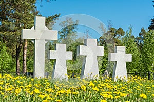 German prisoners of war cemetery in the city Lezhnevo Ivanovo re