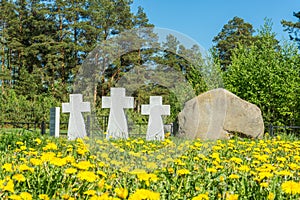 German prisoners of war cemetery in the city Lezhnevo Ivanovo re