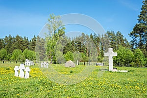 German prisoners of war cemetery in the city Lezhnevo Ivanovo re