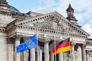 German Reichstag in Berlin, Germany