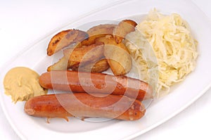 German roasted sausage
