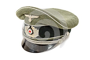 German in the Second World War. German officer uniform cap