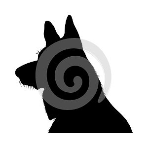 German Shepherd Dog Silhouette