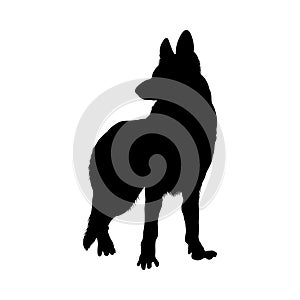 German Shepherd Dog Silhouette