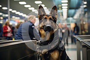 Alemán servicio a policía derechos arancelarios sobre el aeropuerto. 