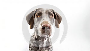 German Shorthaired Pointer - Canis lupus familiaris - medium sized pointing dog bred for hunting and retrieving. It is energetic