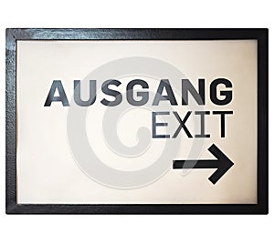 Deutsch durch weiß. abfahrt 