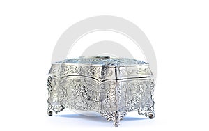 German silver jewel box