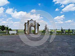 A german soldier cementery in Kursk