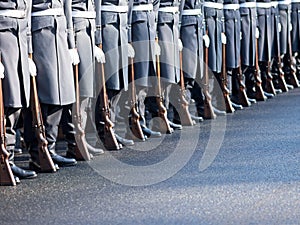 German soldiers of the guard regiment