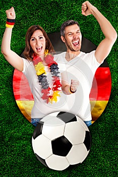 German sports fans