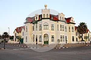 German style building in Swakopmund, Namibia