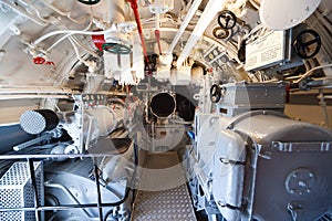 German submarine - aft torpedo room