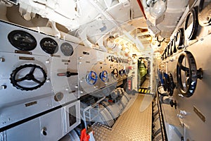 German submarine - electric engine room