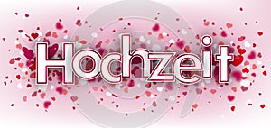 Hearts Pink Header Hochzeit photo