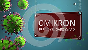 New Corona Virus Omikron photo
