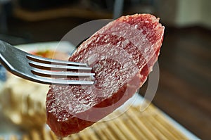 German  Thuringer rotwurst