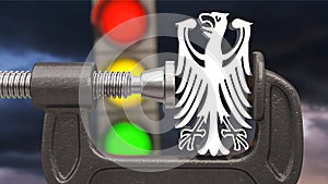 The German traffic light government German: Ampelkoalition is choking the country