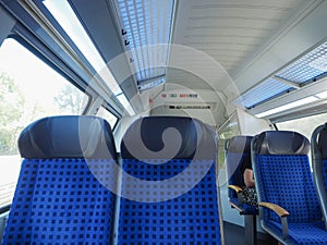 German train interior