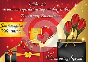 German Valentine`s Day special offer