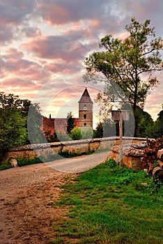 German village tower